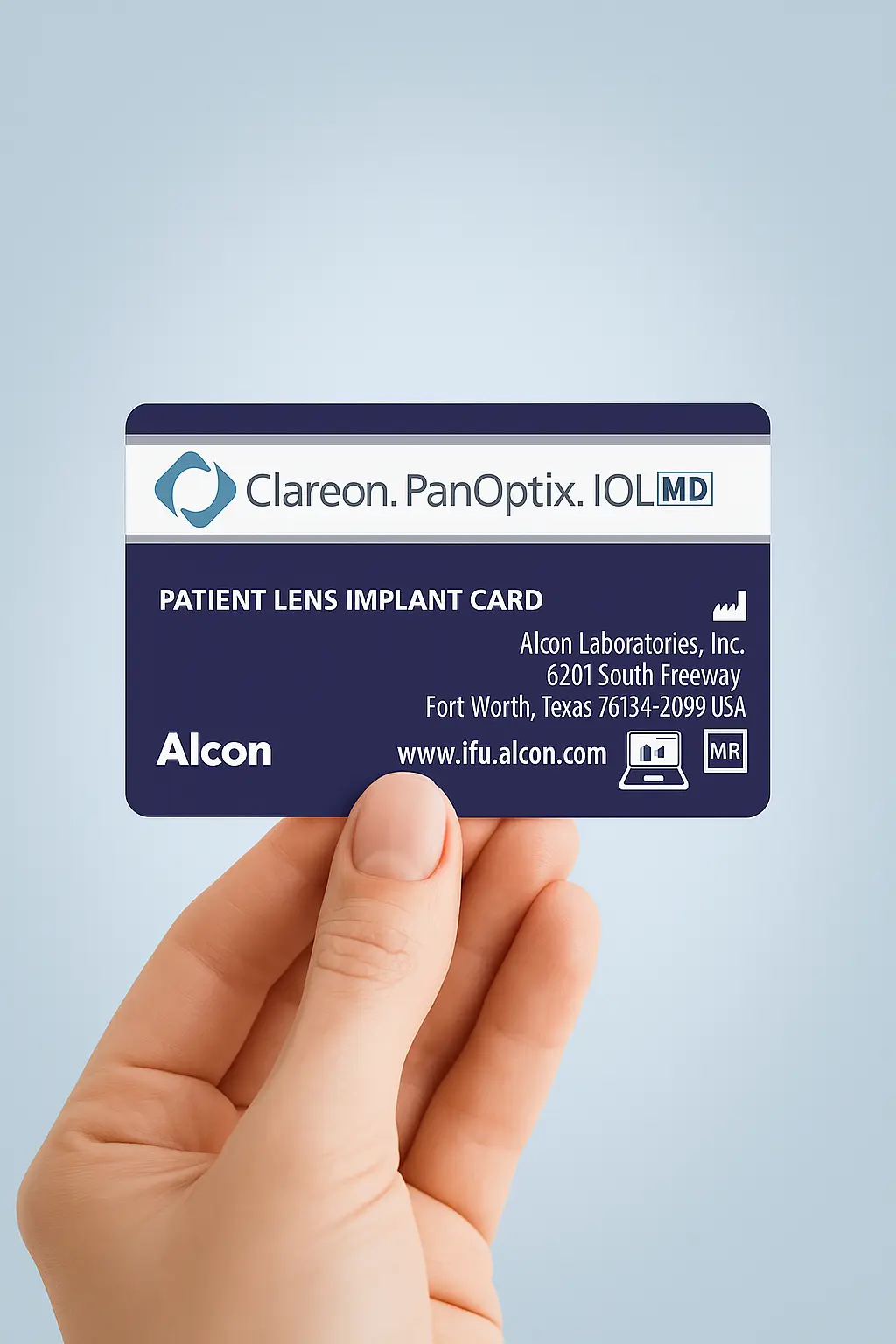 Premium Alcon and Johnson & Johnson lenses used for lens replacement surgery